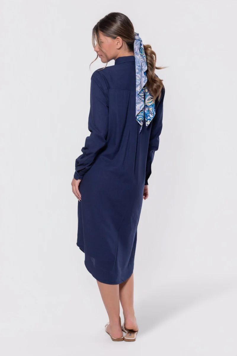 Bonnie Dress 42" (Navy) - Image 4