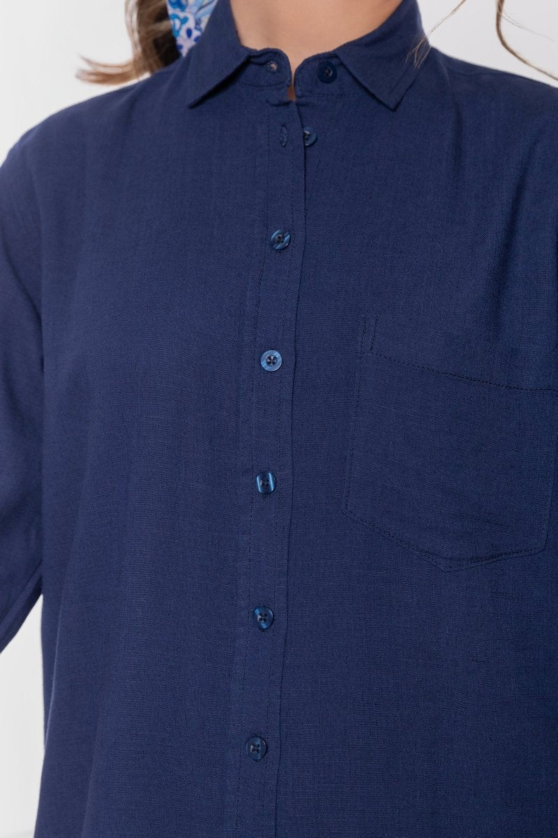 Bonnie Dress 42" (Navy) - Image 5