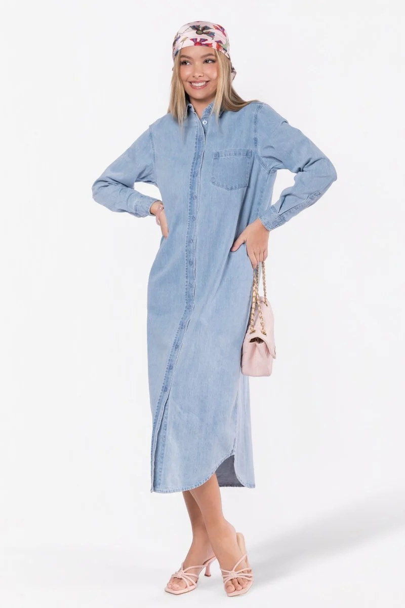 Bonnie Dress 49" (Blue) - Image 2