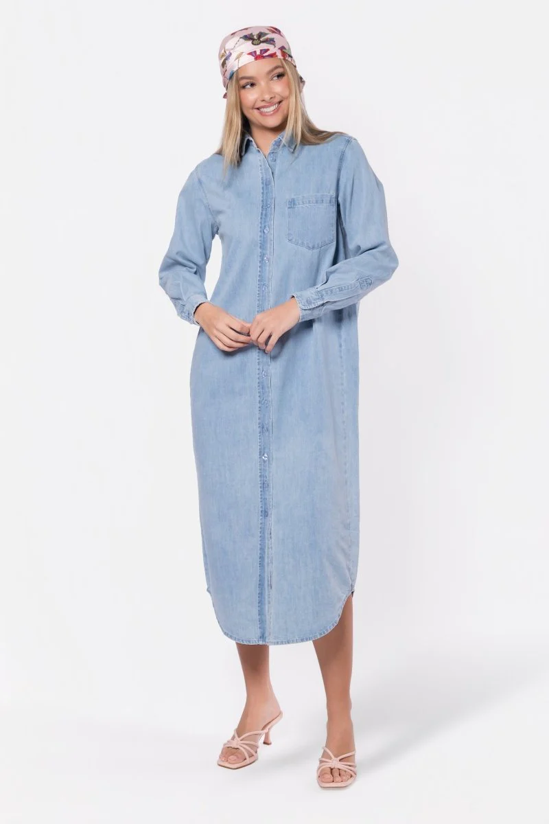 Bonnie Dress 49" (Blue) - Image 3