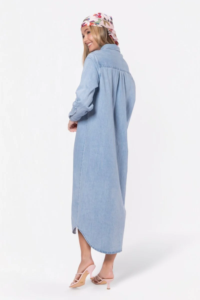 Bonnie Dress 49" (Blue) - Image 5