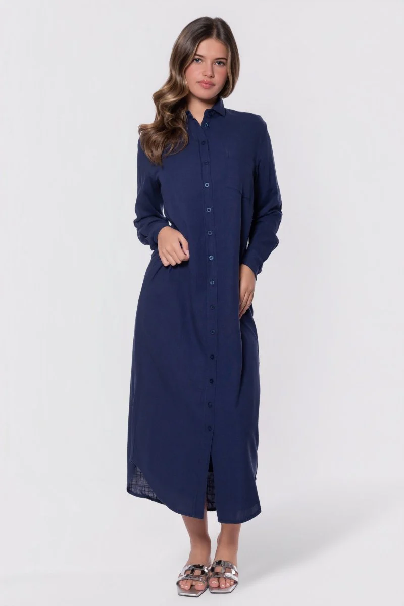 Bonnie Dress 49" (Navy)