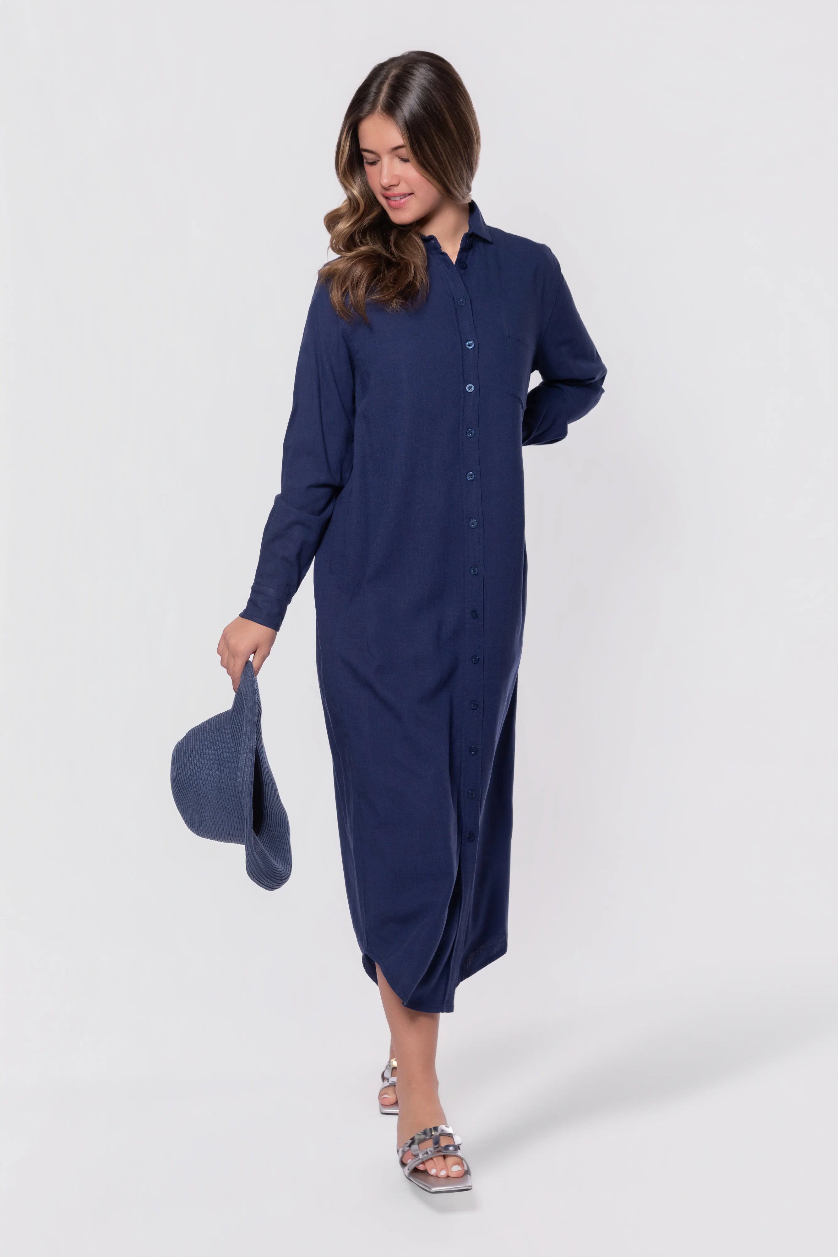 Bonnie Dress 49" (Navy) - Image 2