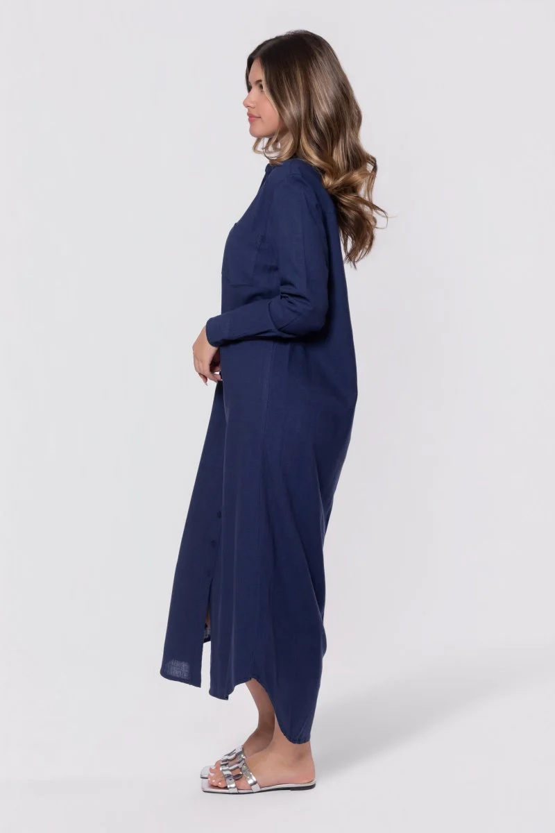Bonnie Dress 49" (Navy) - Image 3