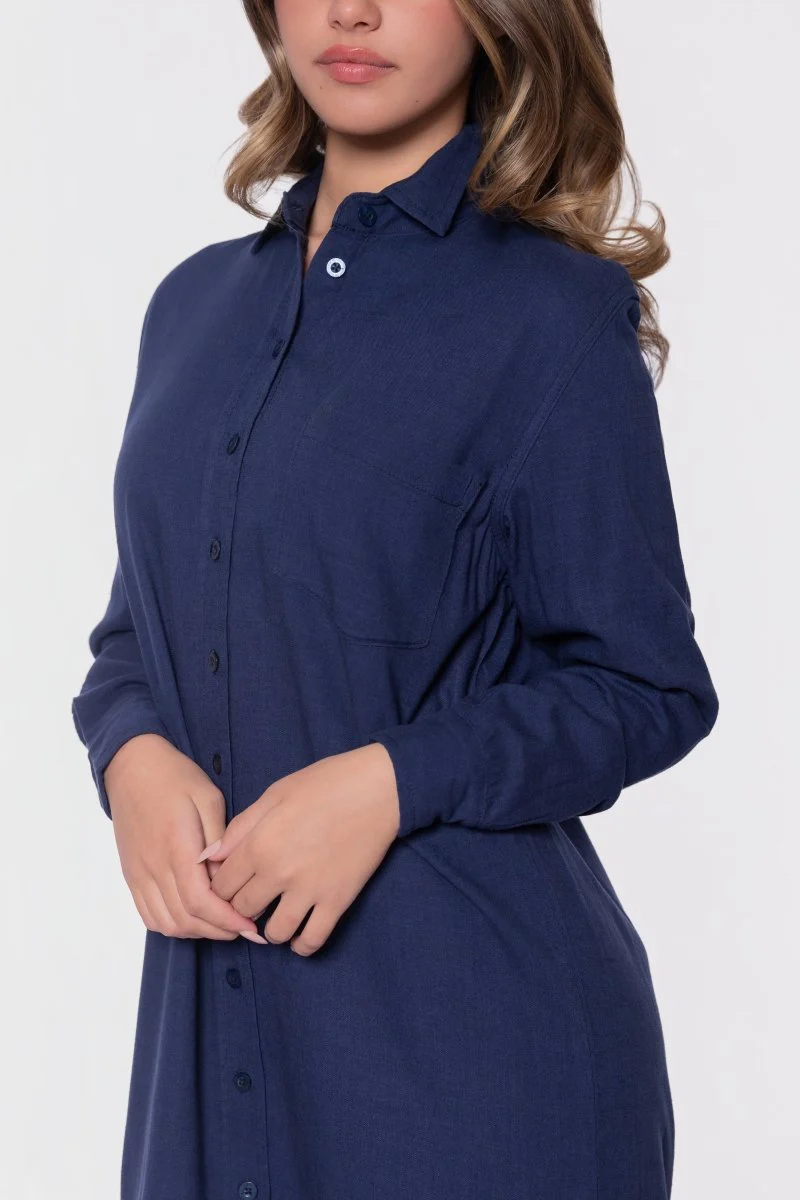 Bonnie Dress 49" (Navy) - Image 5