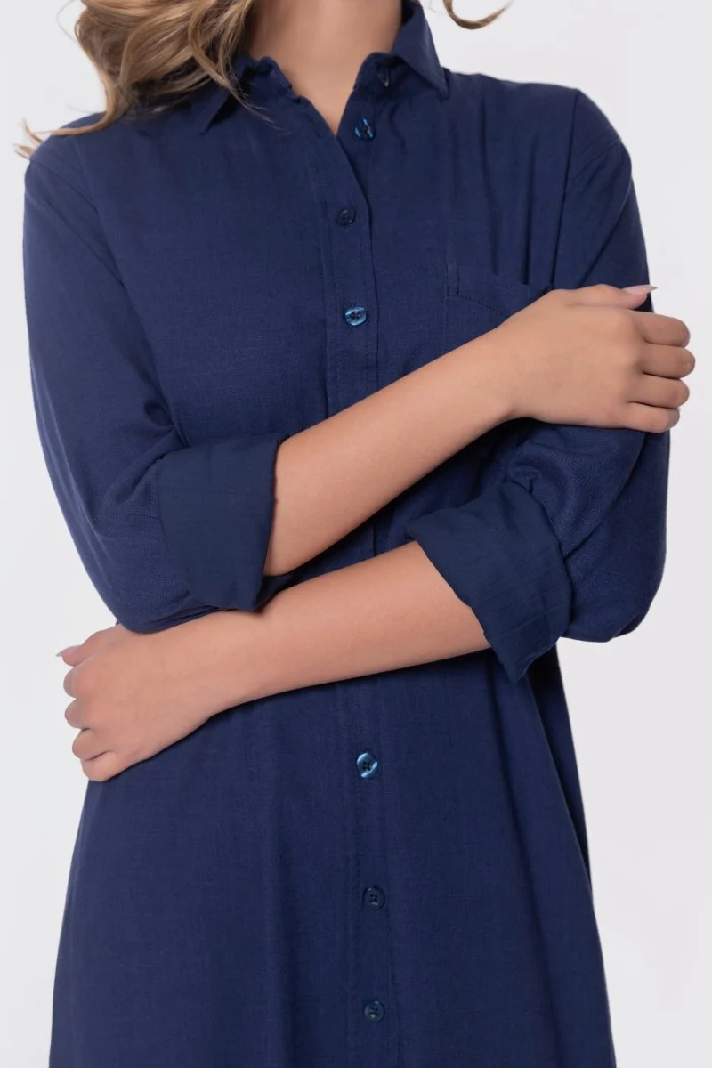 Bonnie Dress 49" (Navy) - Image 7