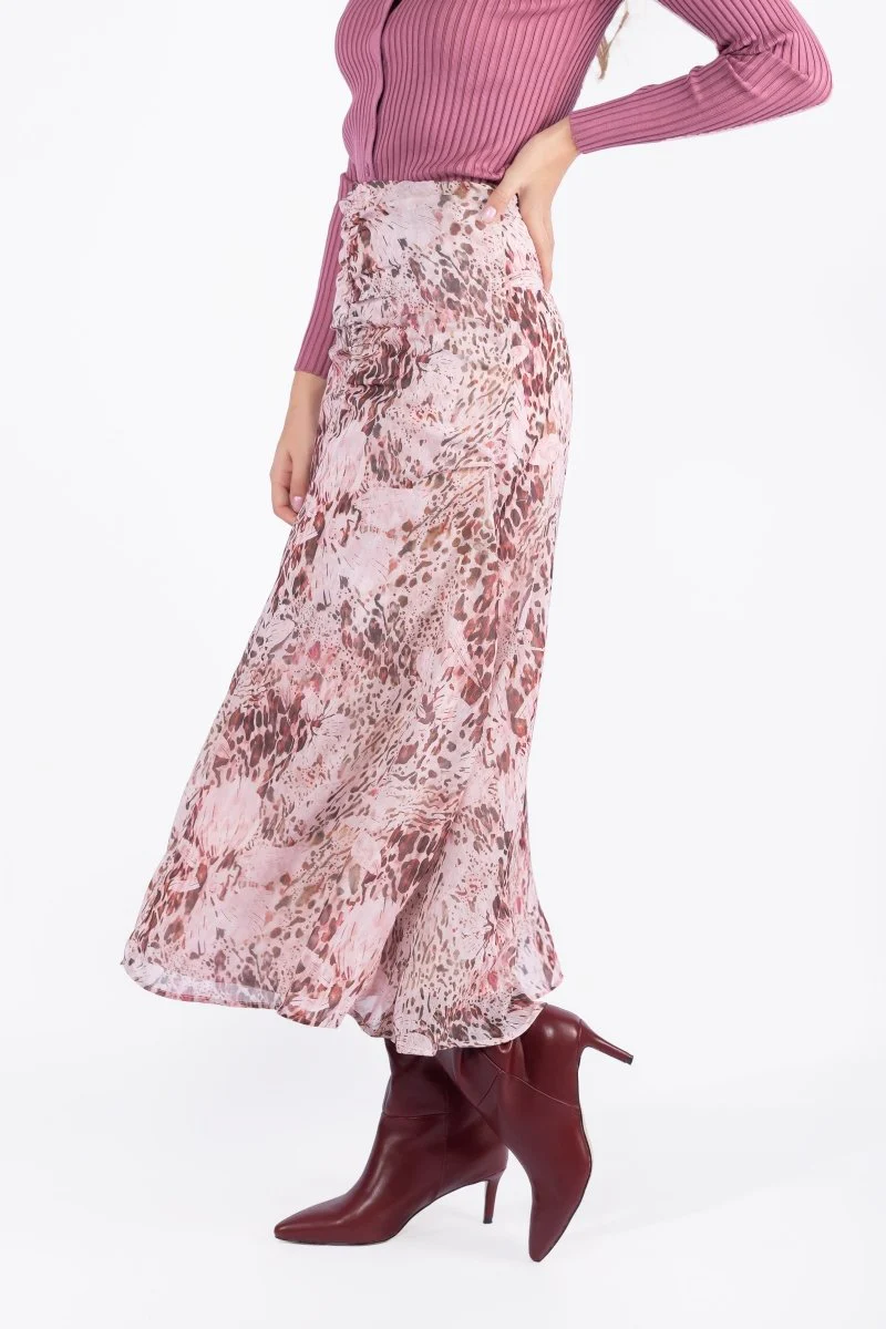 Calista Skirt (Pink Pattern) - Image 3