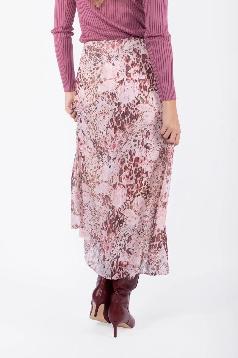 Calista Skirt (Pink Pattern) - Image 4