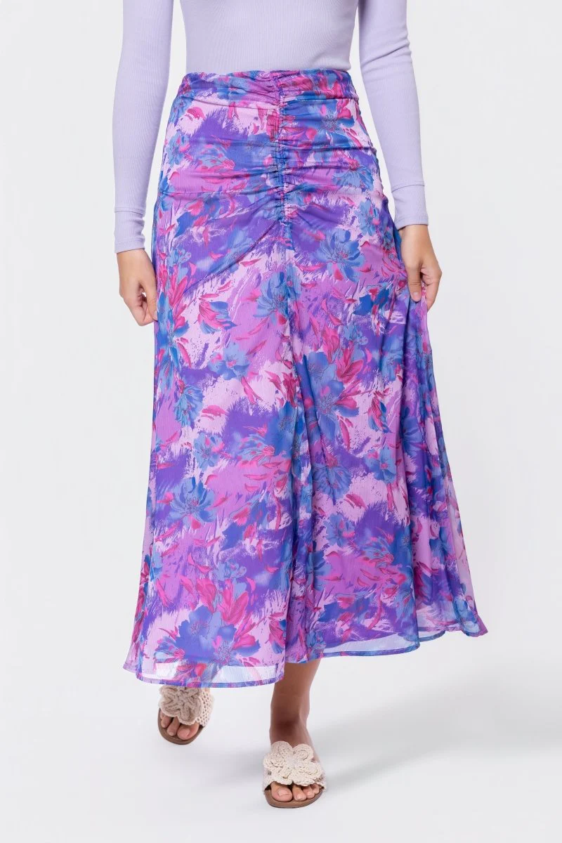Calista Skirt (Purple/Pink) - Image 2