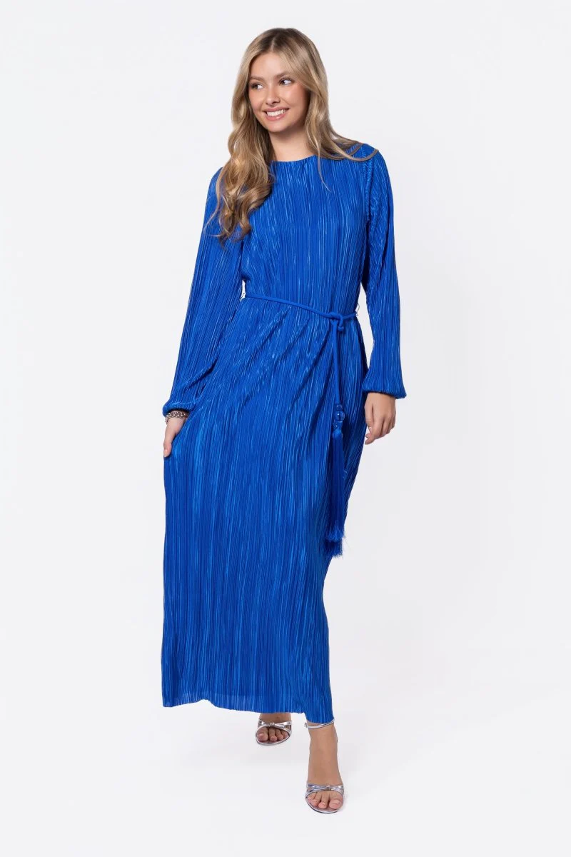 Camellia Dress (Blue) - Image 6