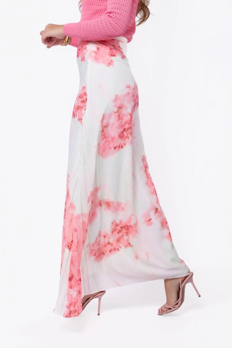 Caroline Skirt (Ivory/Pink) - Image 3
