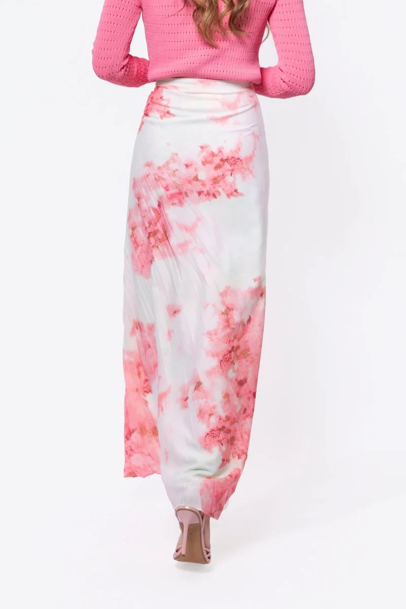 Caroline Skirt (Ivory/Pink) - Image 4