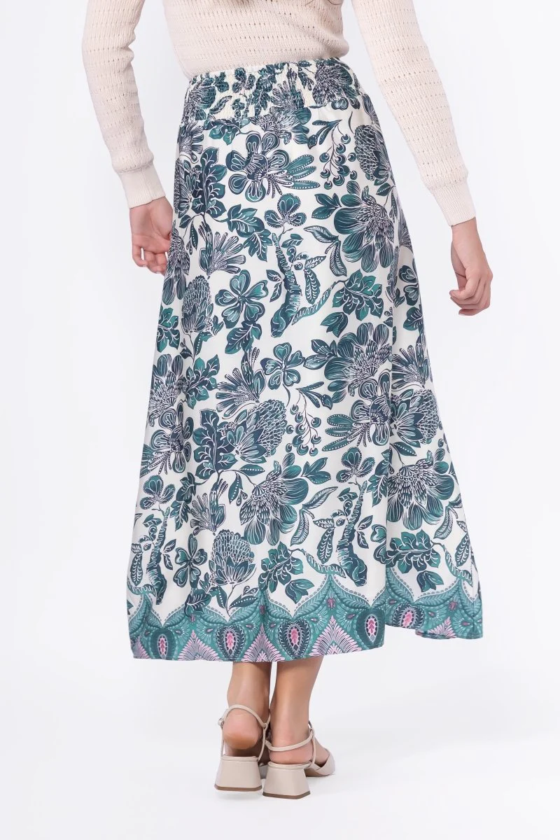 Selena Skirt (Green Pattern) - Image 4