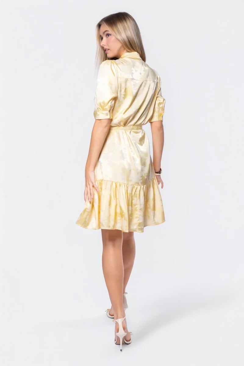 Celine Dress 39" (Butter Yellow) - Image 4