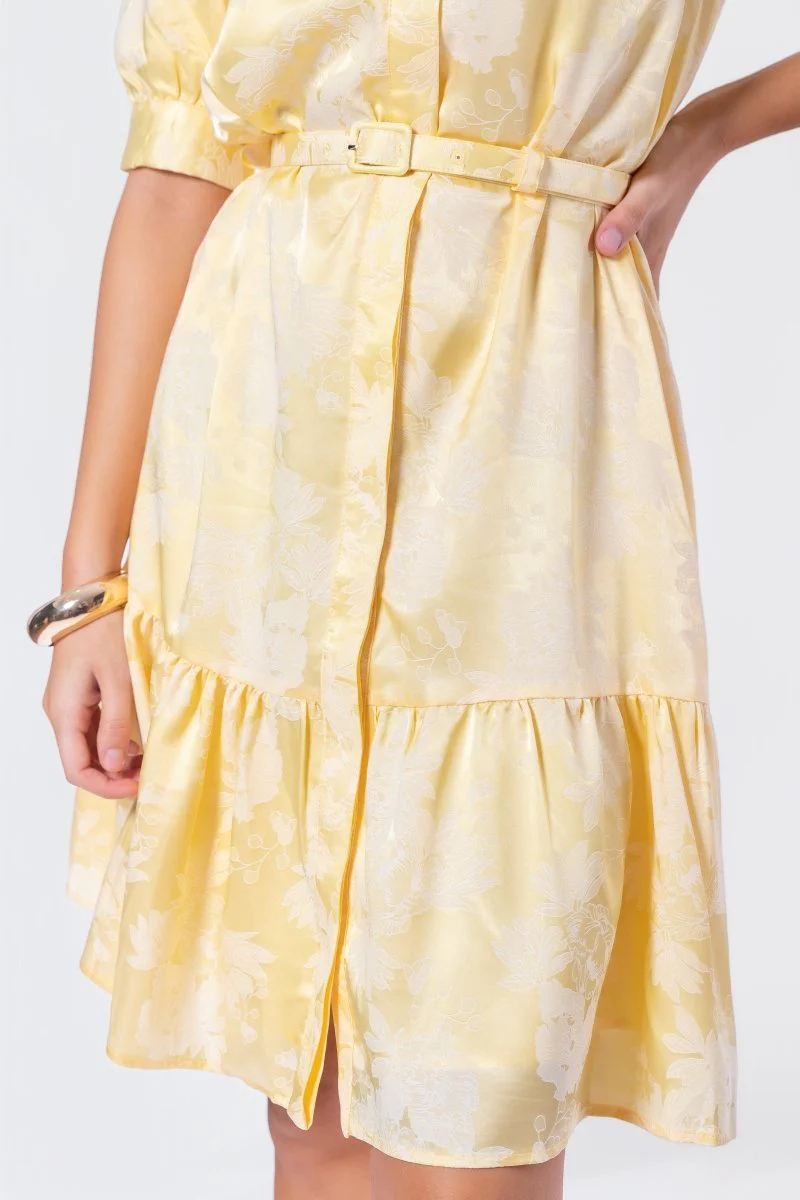 Celine Dress 39" (Butter Yellow) - Image 5