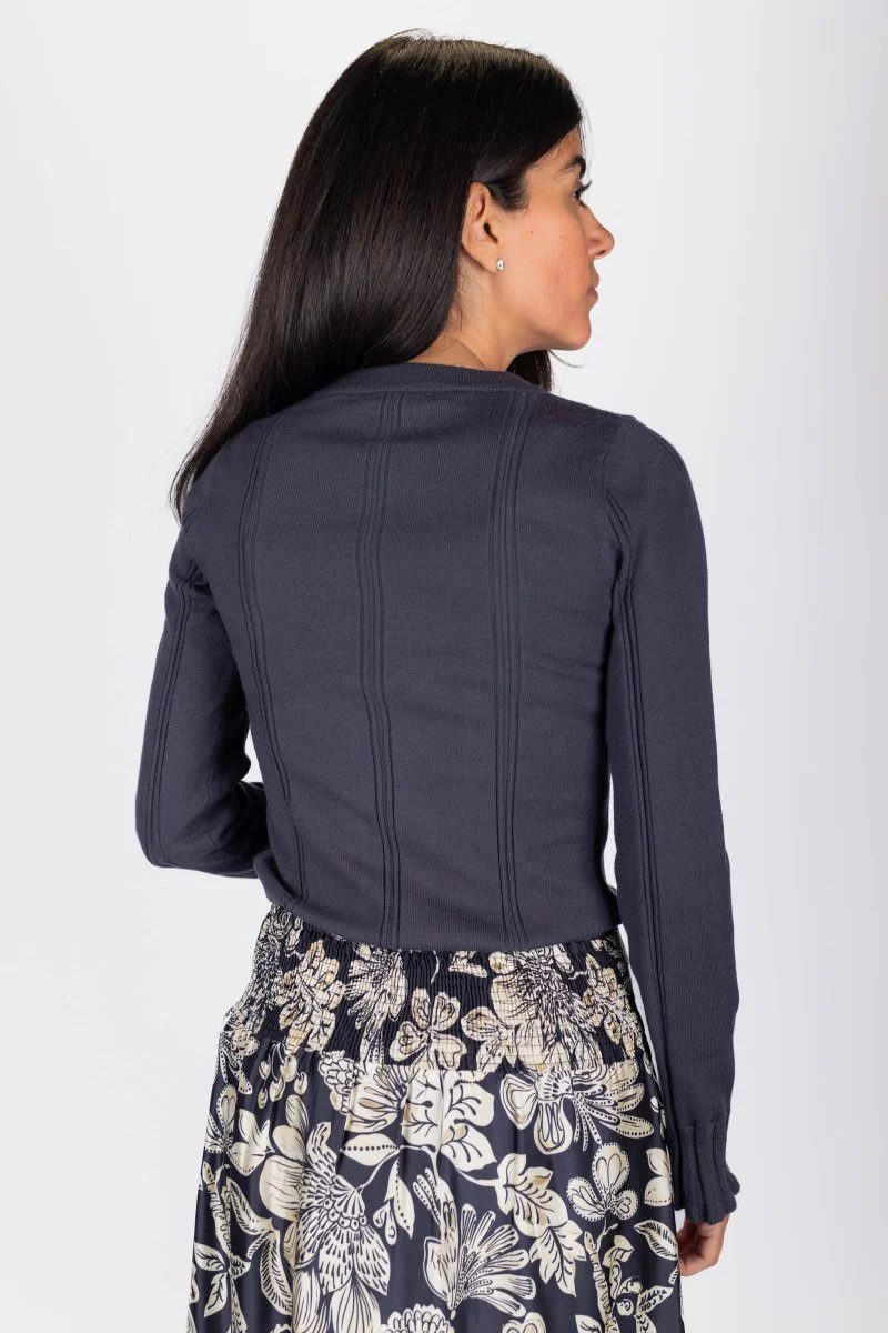 Claire Top (Dark Grey) - Image 5