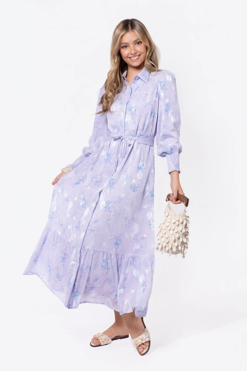 Connie Dress (Blue/White) - Image 2