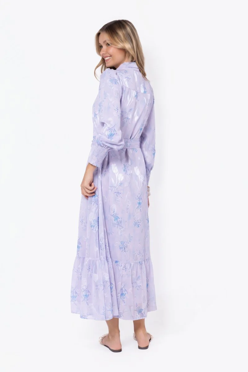 Connie Dress (Blue/White) - Image 4