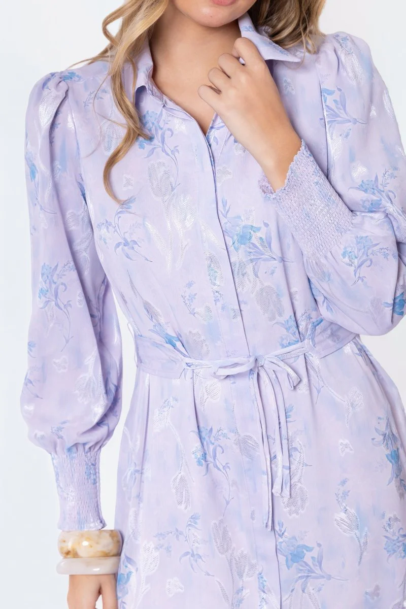Connie Dress (Blue/White) - Image 6