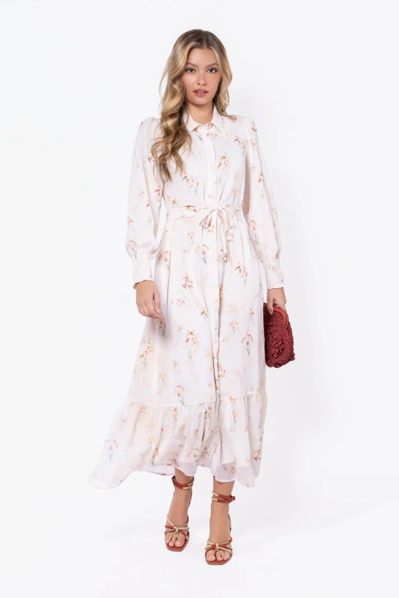 Connie Dress (Light Peach) - Image 7