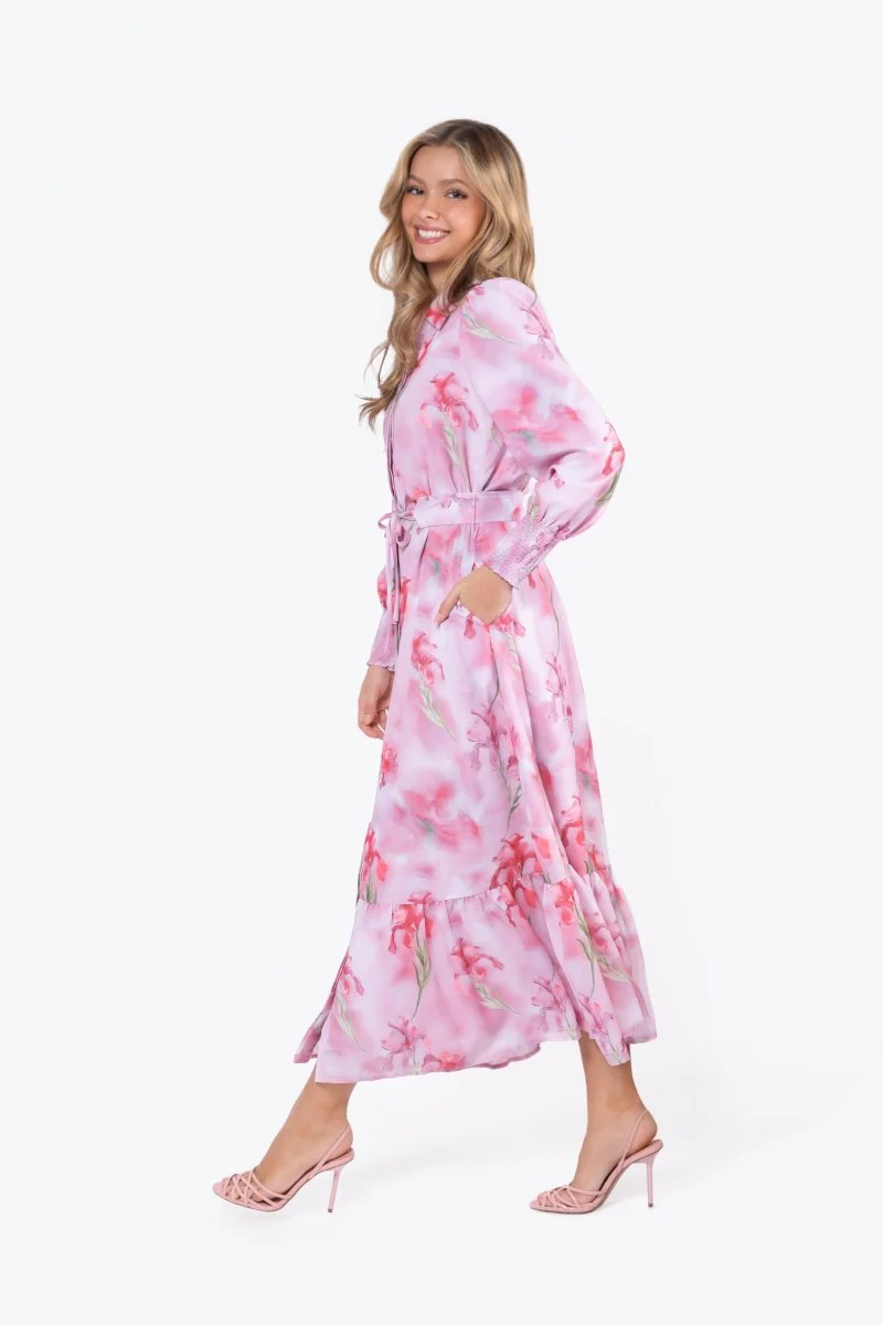 Connie Dress (Pink Flower) - Image 4