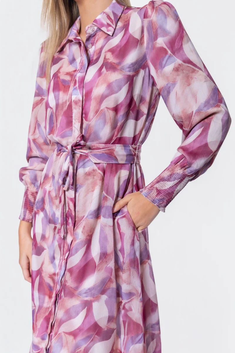 Connie Dress (Purple Pattern) - Image 5
