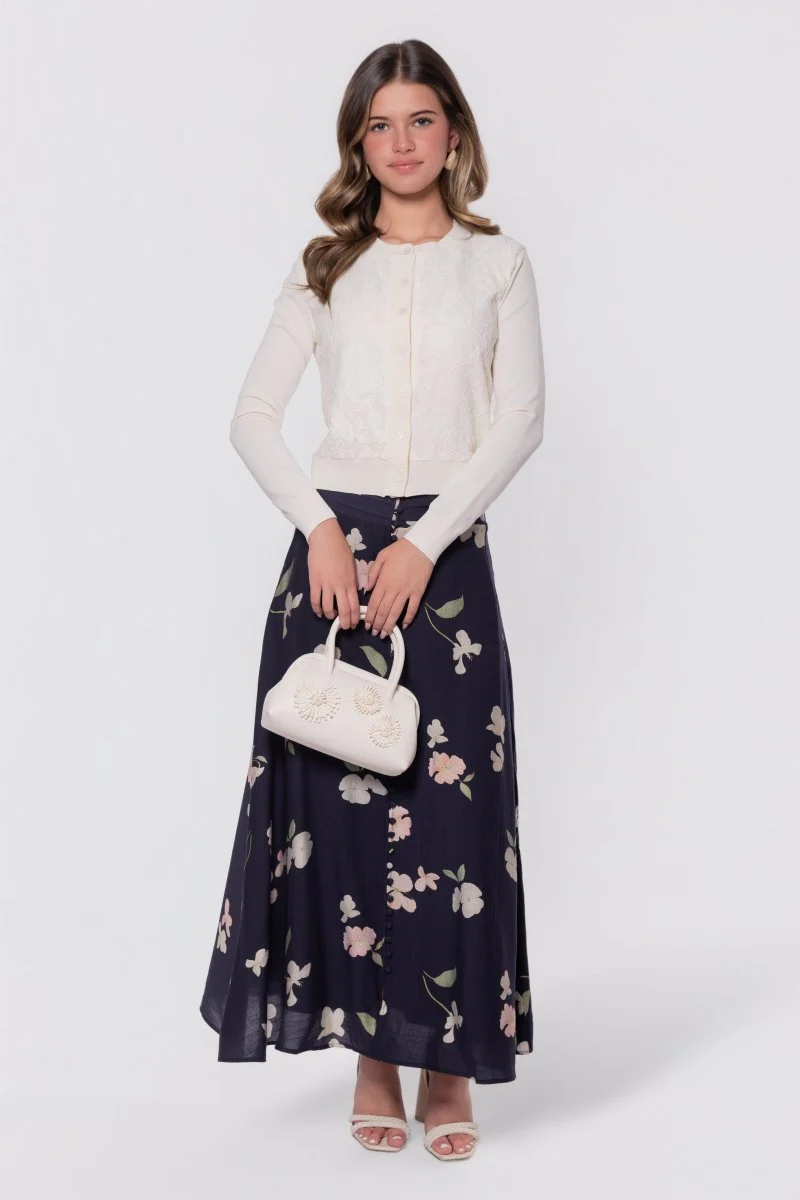 Dahlia Cardigan (White) - Image 5