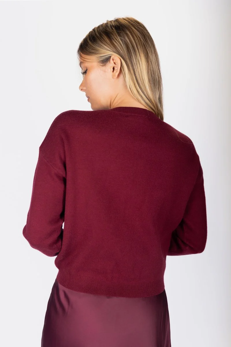 Daisy Top (Burgundy) - Image 5