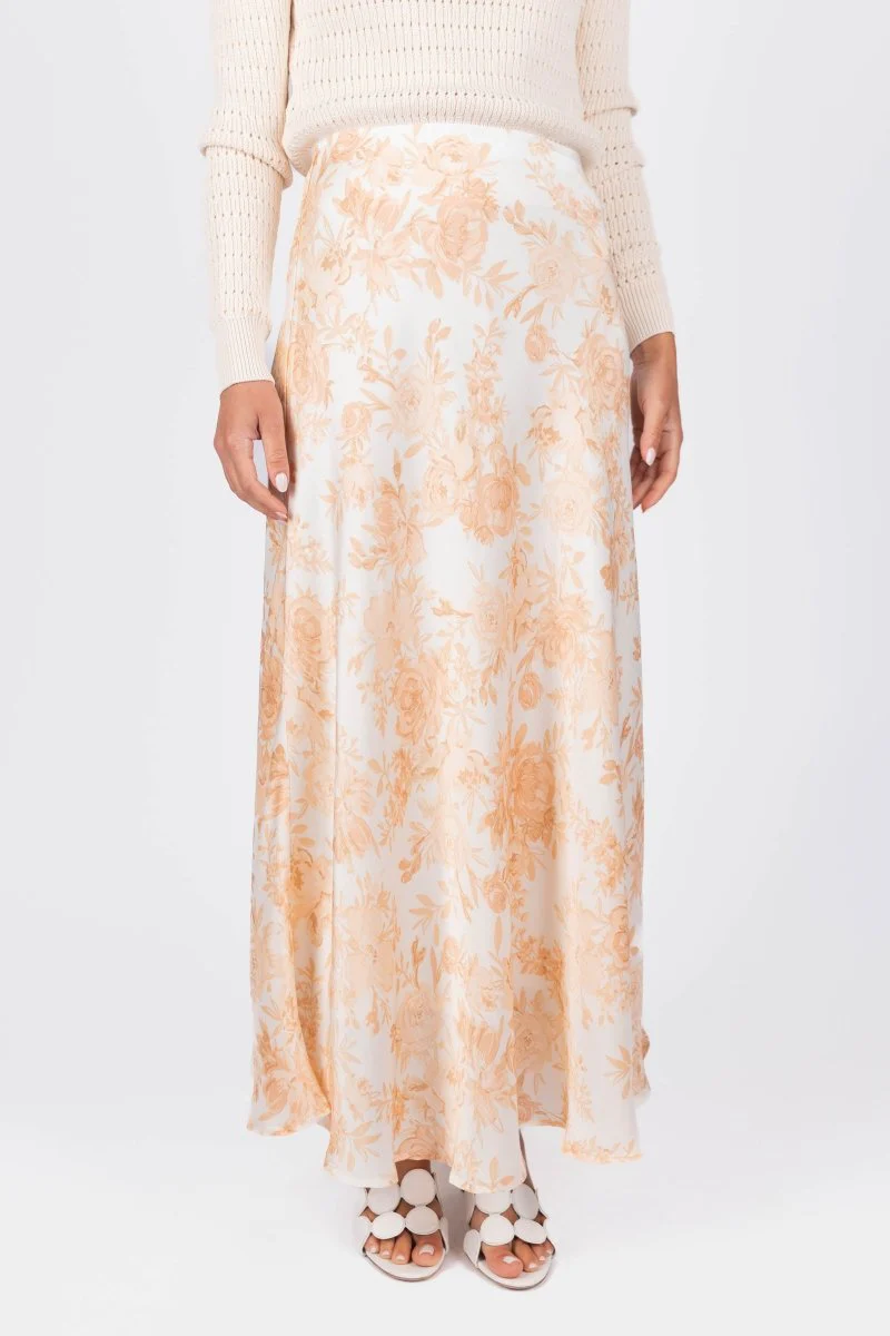 Dakota Skirt (Ivory/Peach) - Image 3
