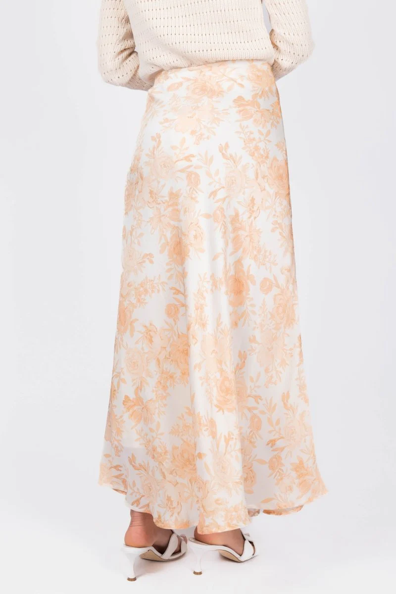 Dakota Skirt (Ivory/Peach) - Image 4