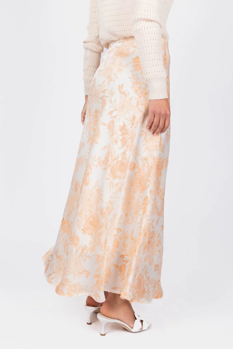 Dakota Skirt (Ivory/Peach) - Image 5