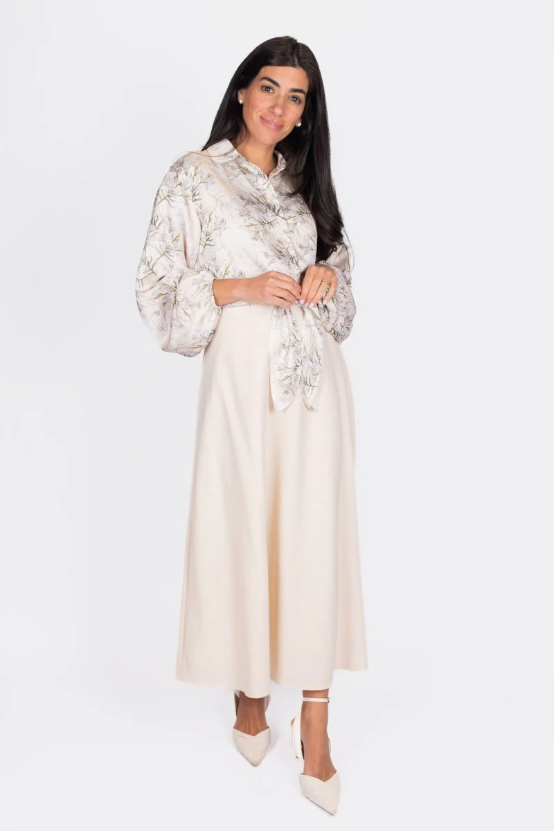 Dakota Skirt (Ivory Solid) - Image 8
