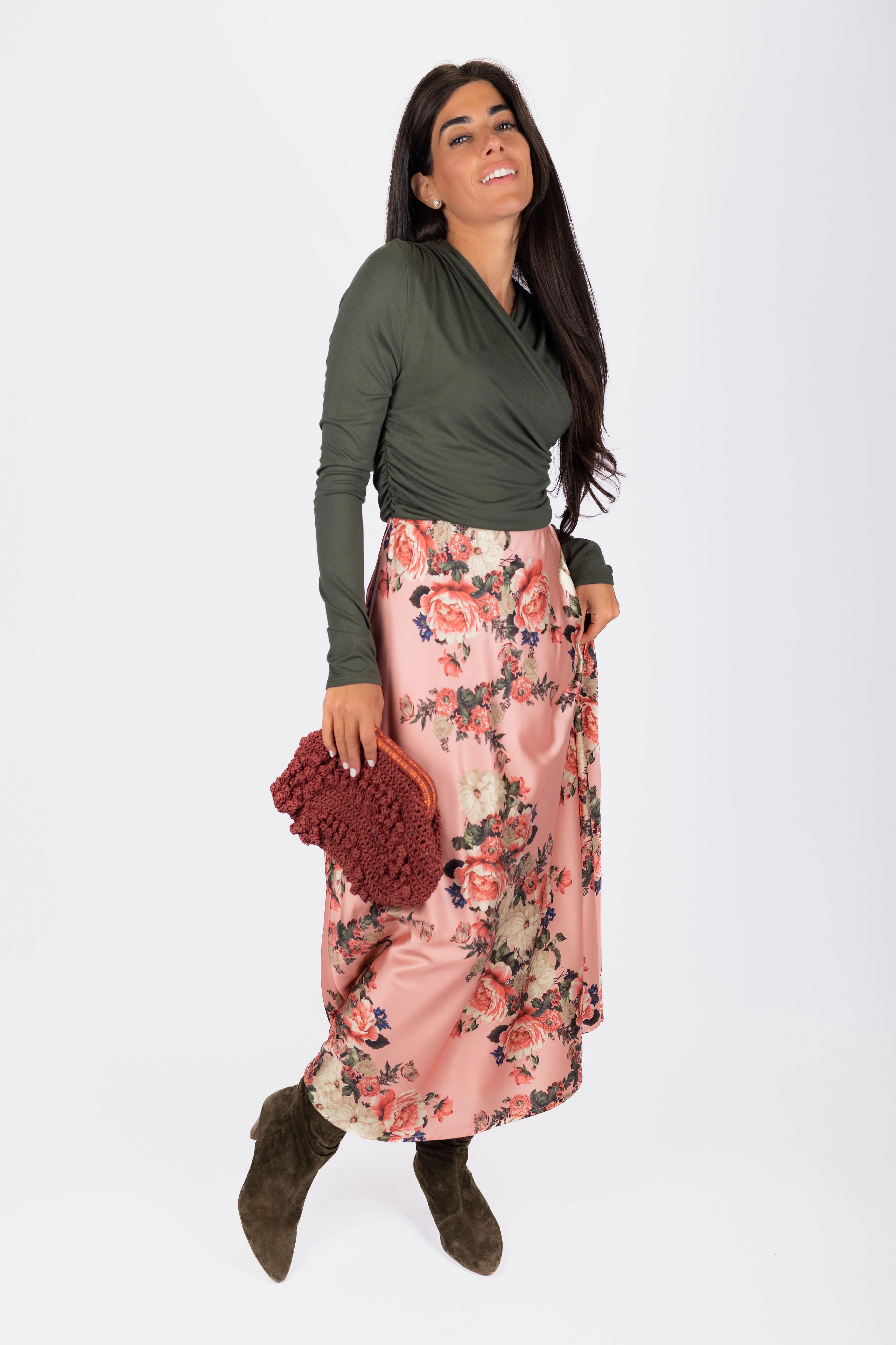 Dakota Skirt (Pink Ground) - Image 6
