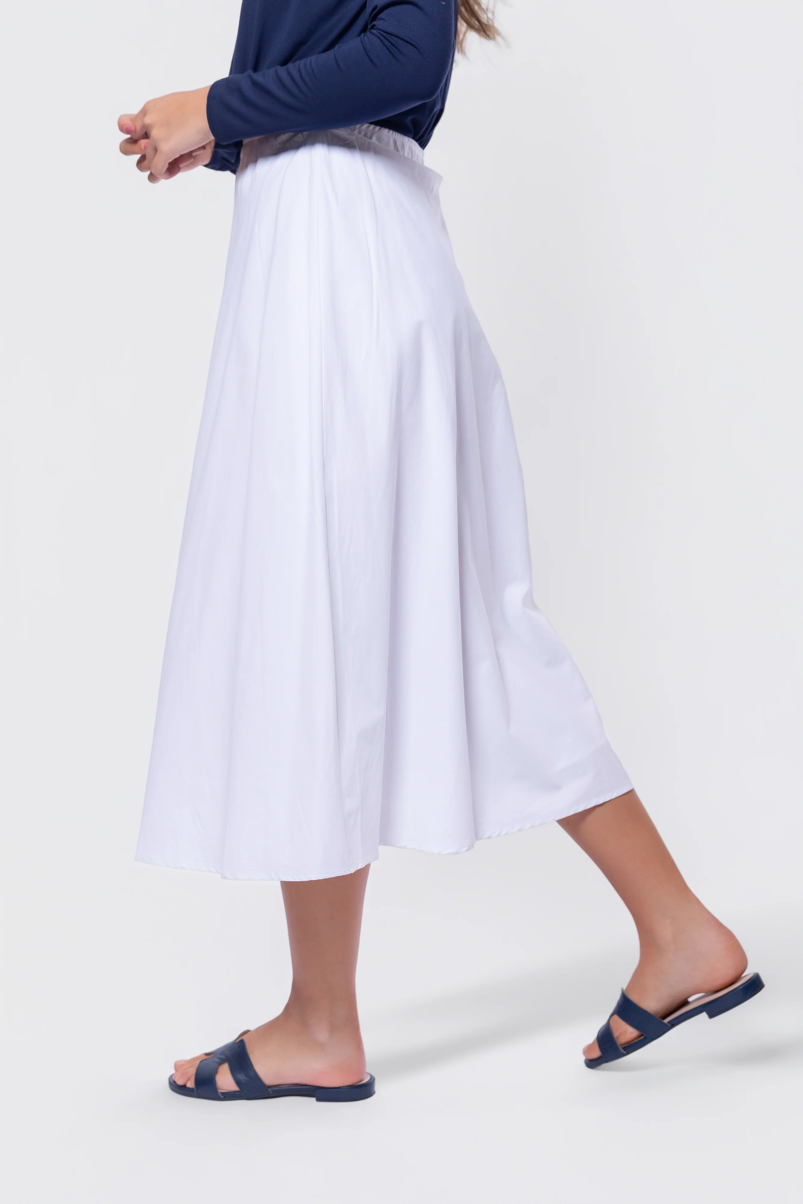 Dakota Skirt (White Solid) - Image 4