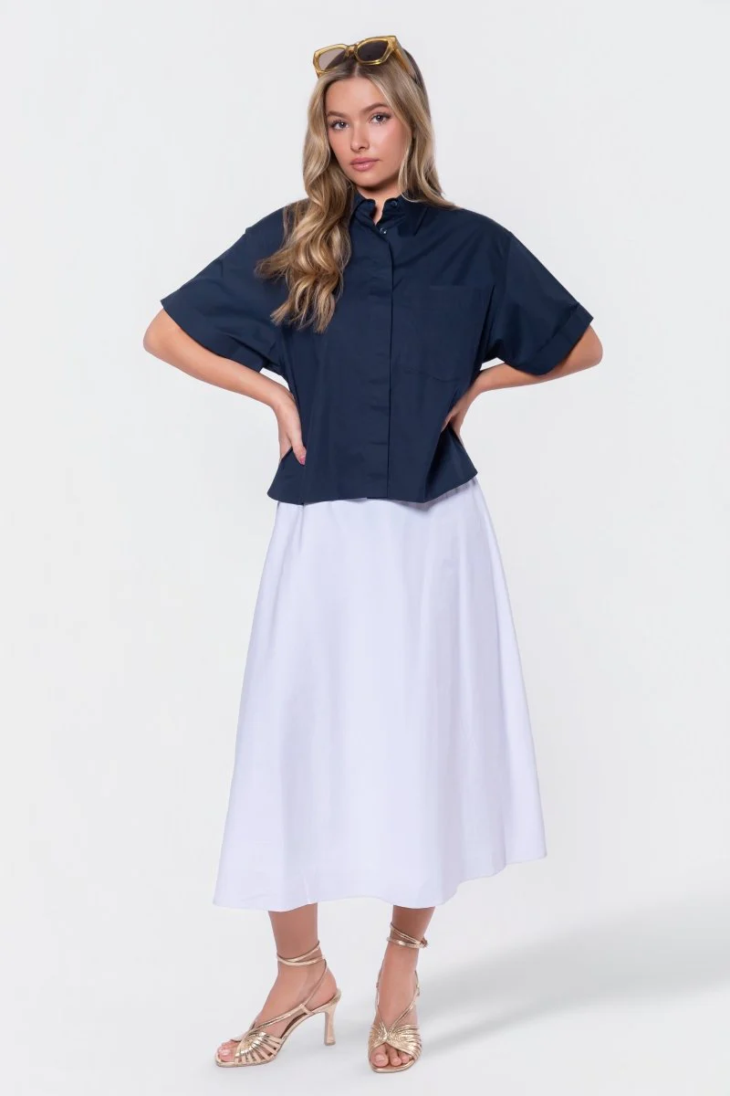 Dakota Skirt (White Solid) - Image 5