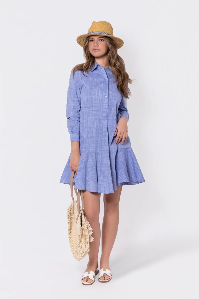 Dana Dress (Blue) - Image 2
