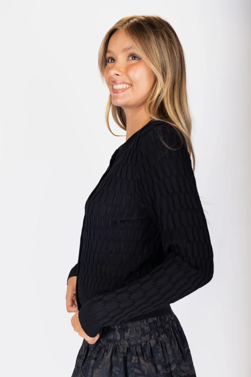 Danika Cardigan (Black) - Image 3