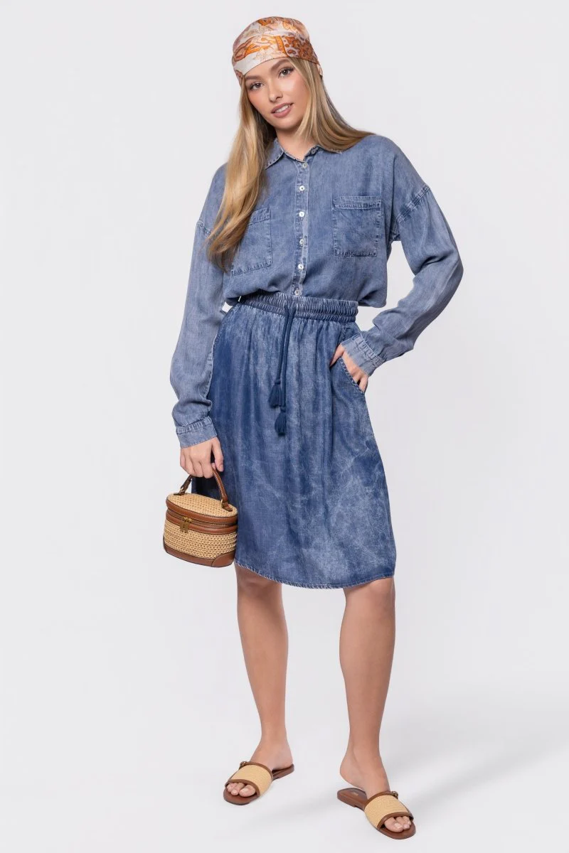 Denver Skirt 23" (Blue) - Image 6