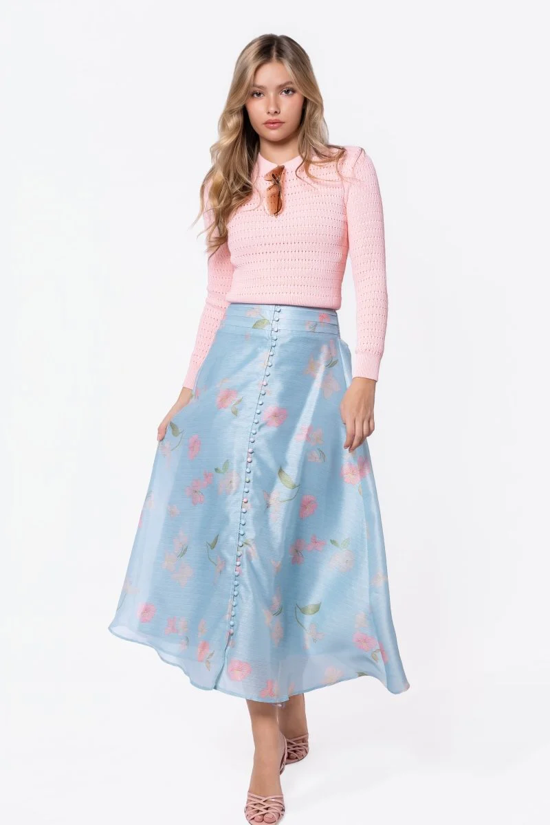 Elia Skirt (Mint Ground) - Image 6
