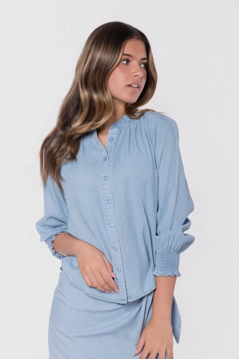Elia Top (Chambray)