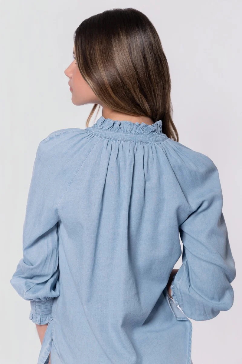 Elia Top (Chambray) - Image 4