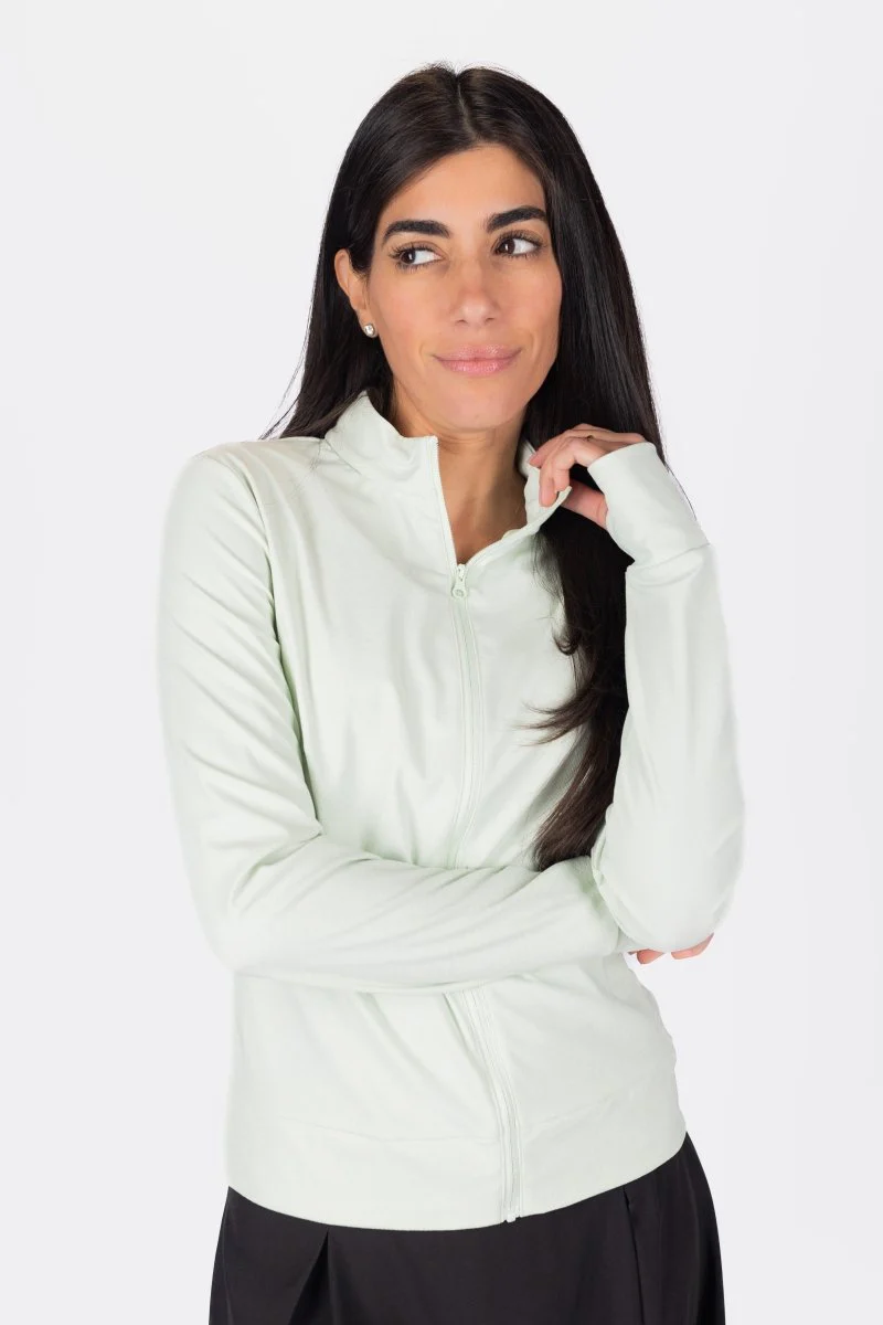 Elite Full Zip (Light Green)