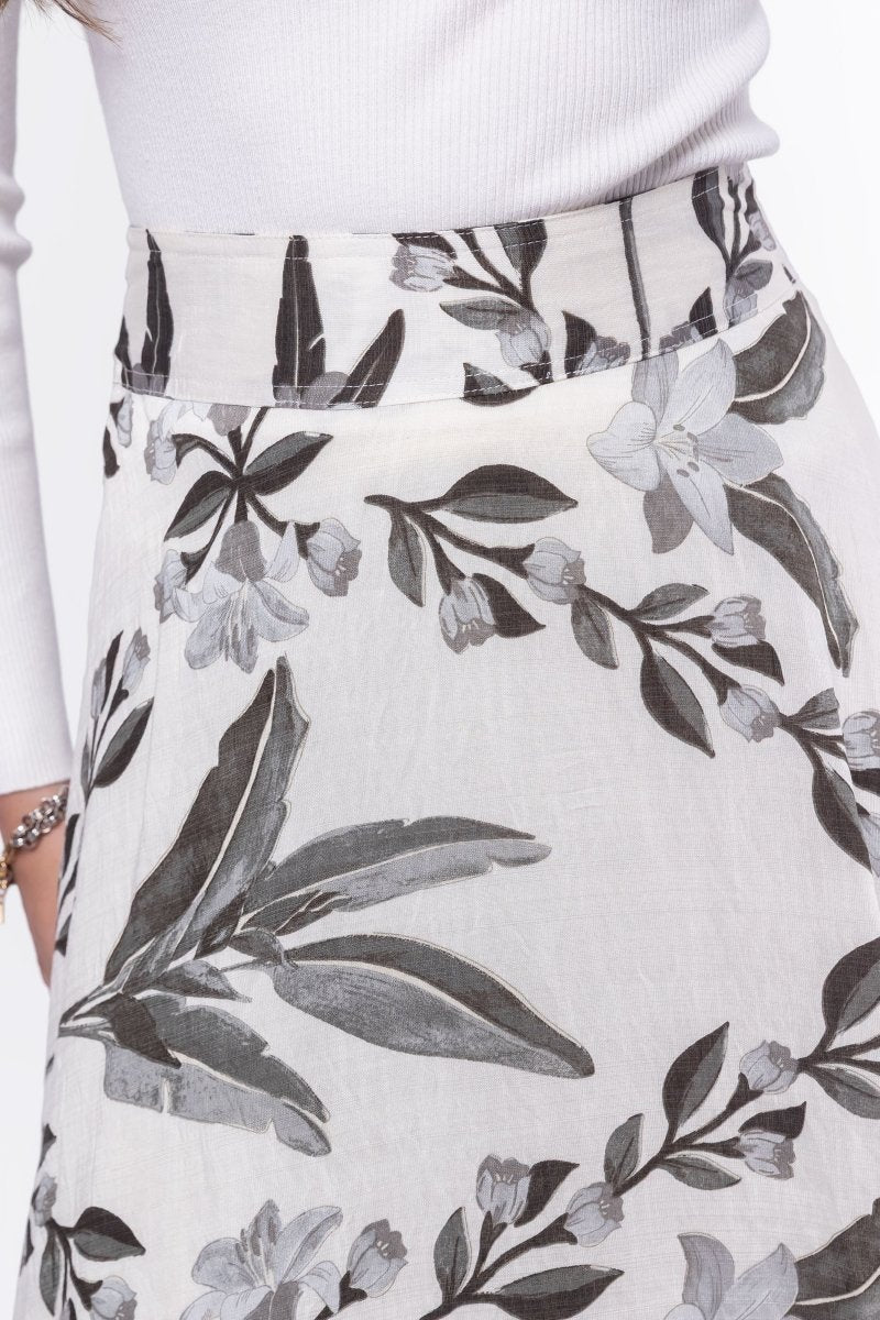 Ella Skirt 38" (White/Black) - Image 5