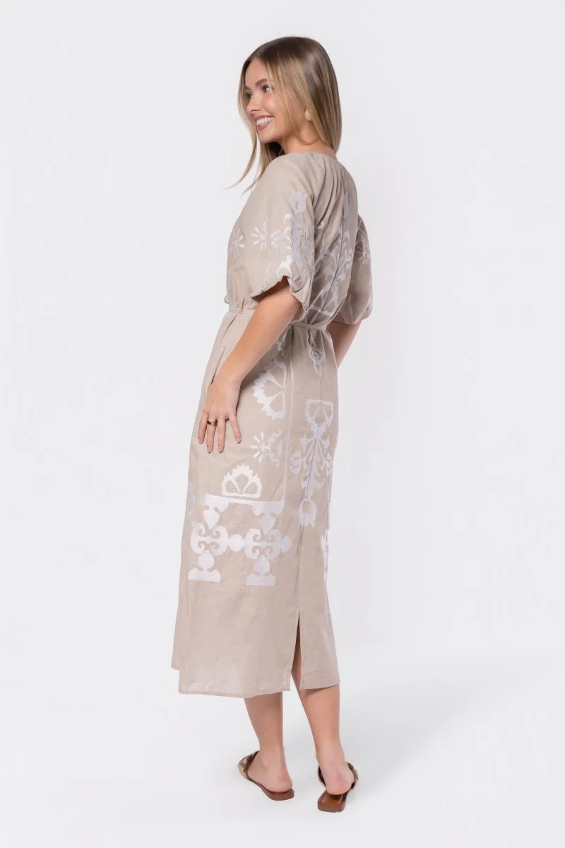 Erica Dress (Beige) - Image 5