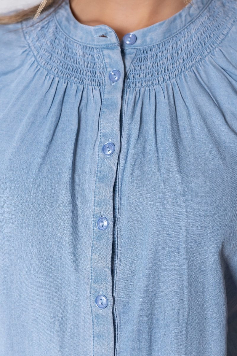 Fatima Top (Chambray) - Image 7