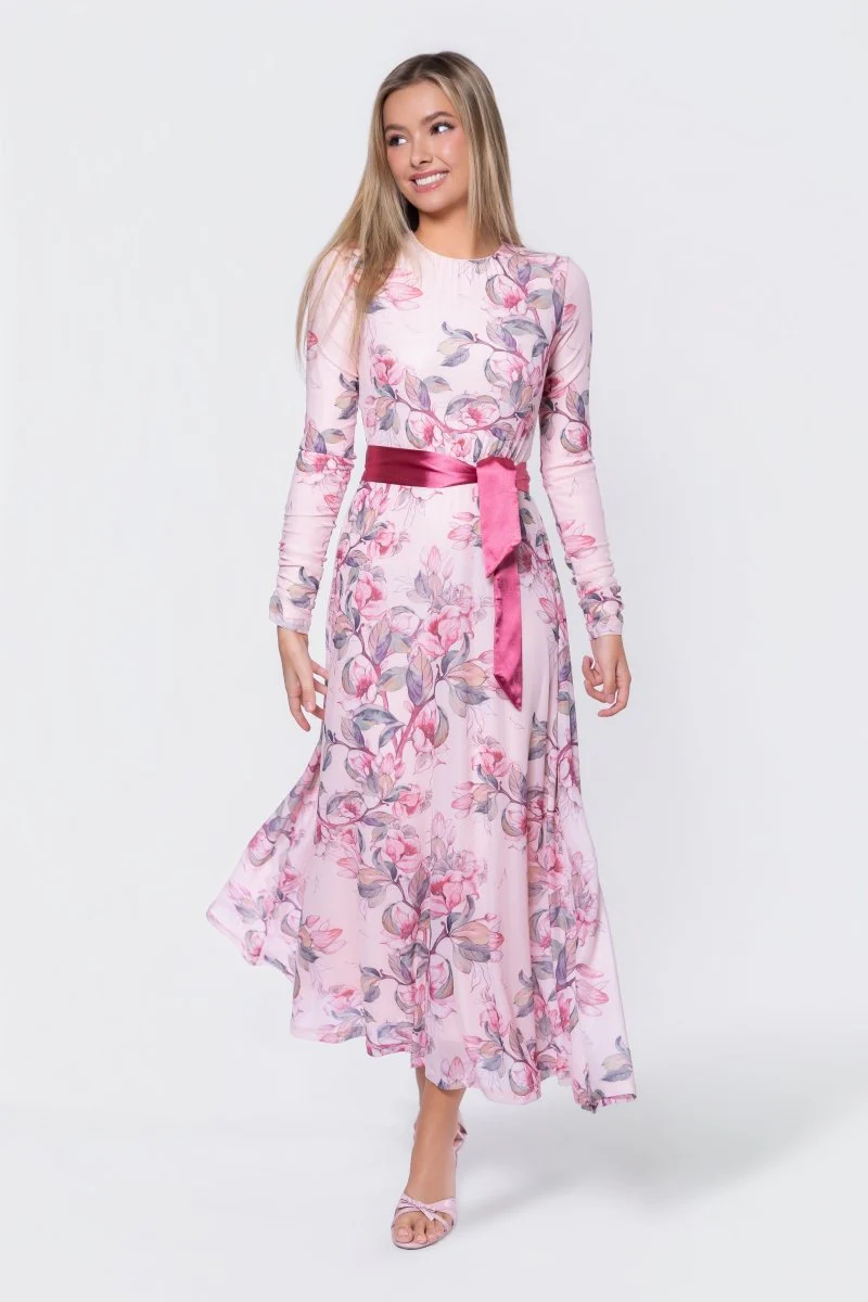 Florence Dress (Ivory Flower)