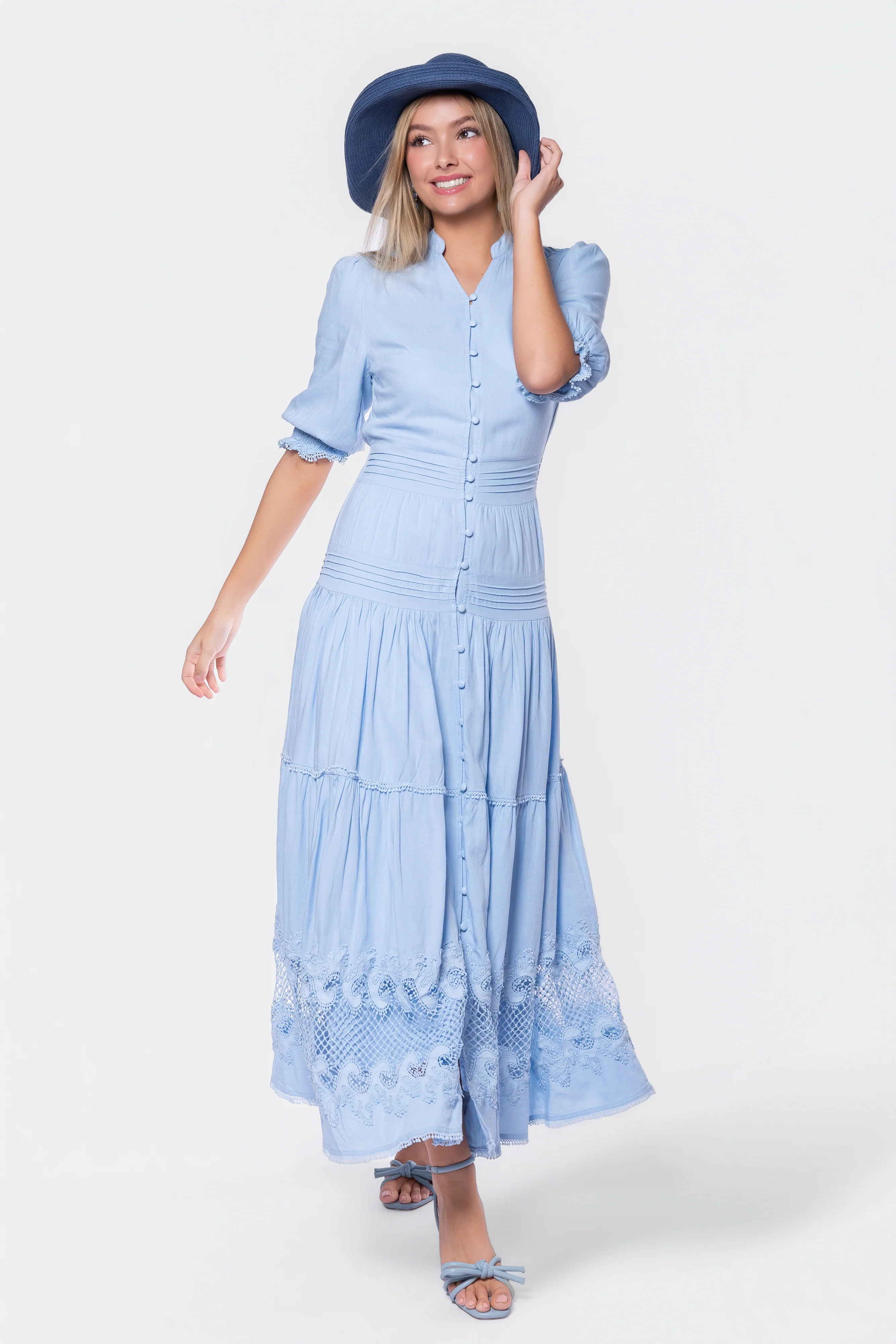 Hallie Dress (Blue) - Image 2