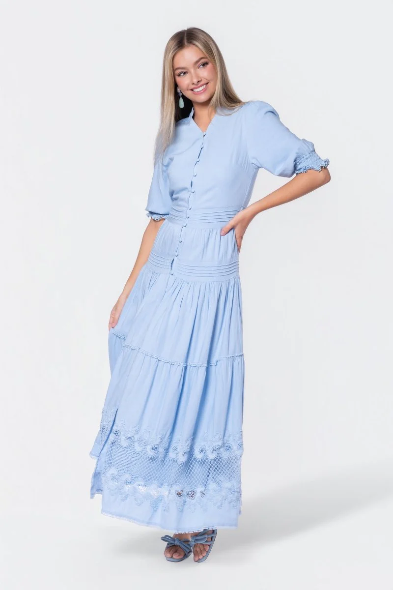 Hallie Dress (Blue) - Image 3