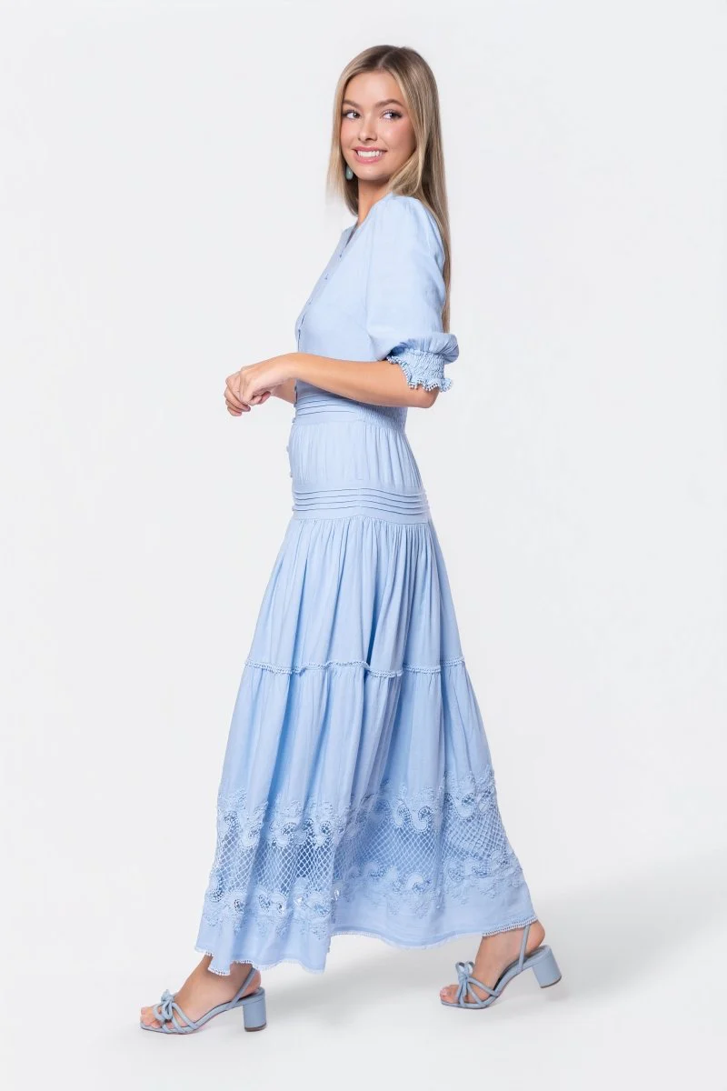 Hallie Dress (Blue) - Image 4