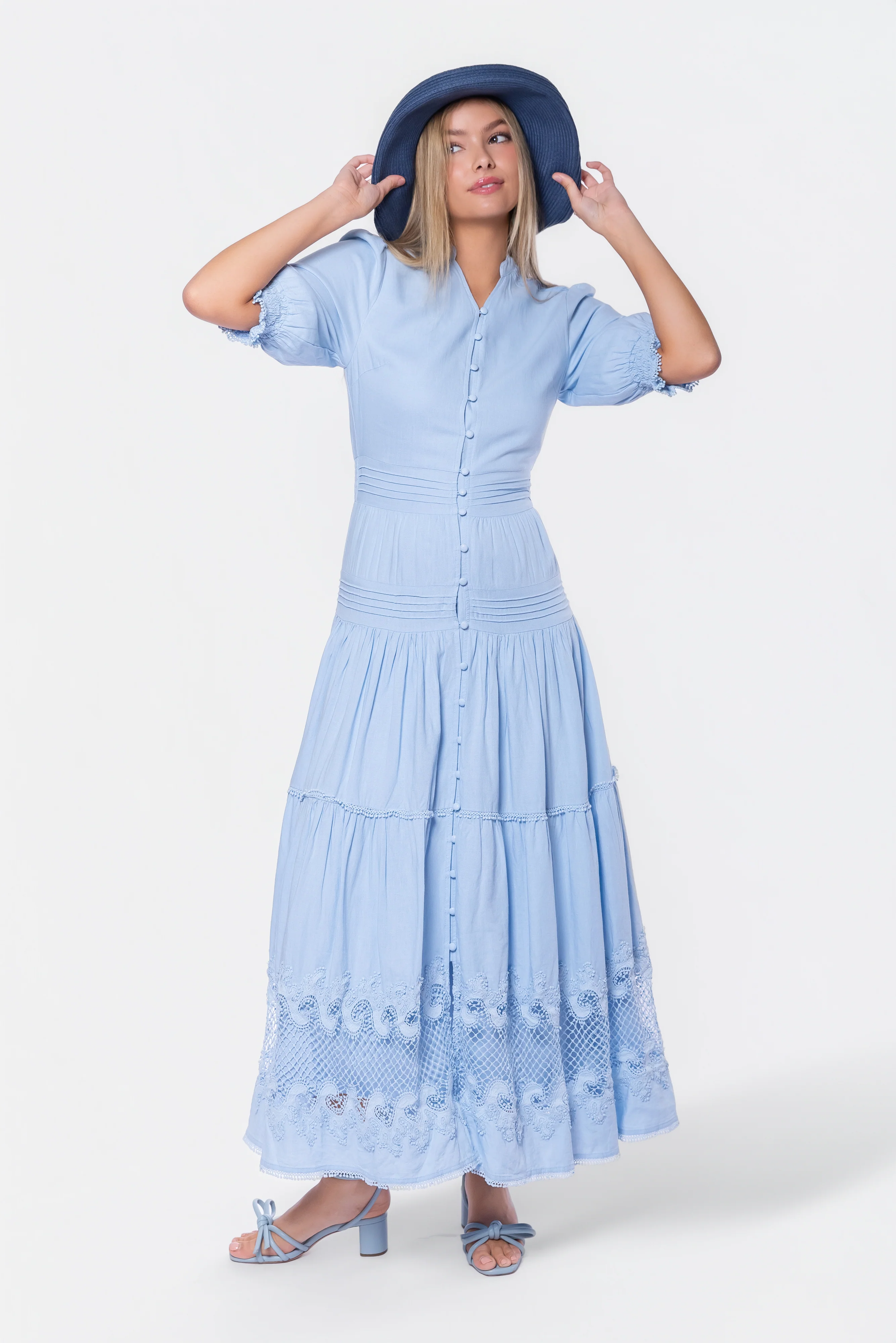 Hallie Dress (Blue) - Image 7